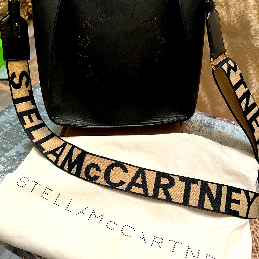 Bag drop! Authentic Stella McCartney  Logo perforated crossbody.